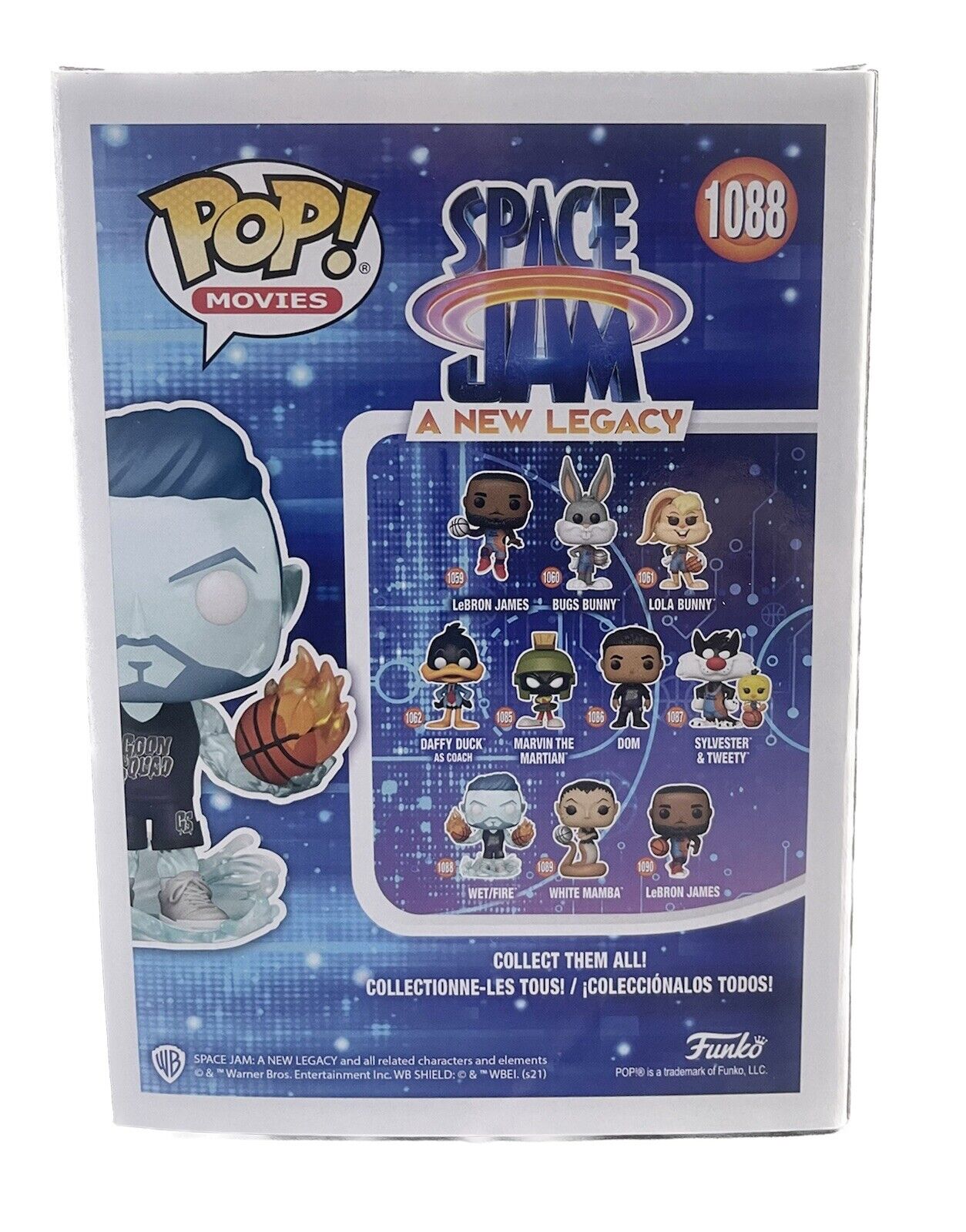 FUNKO POP! WET/FIRE #1088 SPACE JAM A NEW LEGACY NUOVO SIGILLATO