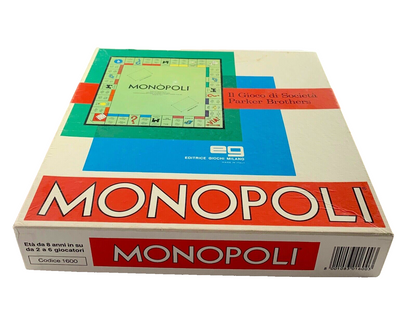 MONOPOLI IN LIRE GIOCO IN SCATOLA EG GIOCHI COMPLETO OTTIMO 1985 VINTAGE