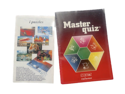 MASTER QUIZ GIOCO IN SCATOLA CLEMENTONI COMPLETO VINTAGE 1983