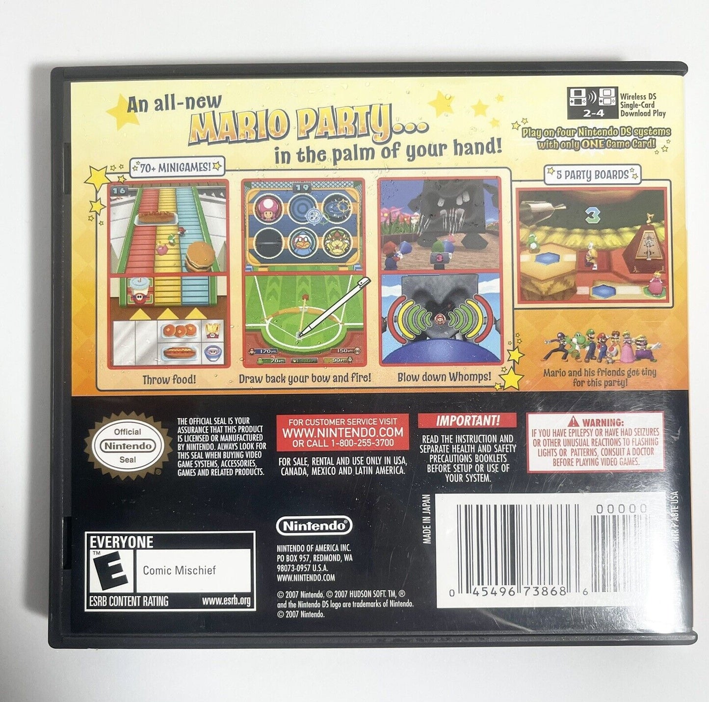 MARIO PARTY DS NINTENDO DS 2DS 3DS ITALIANO