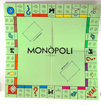 MONOPOLI IN LIRE GIOCO IN SCATOLA EG GIOCHI COMPLETO OTTIMO 1985 VINTAGE