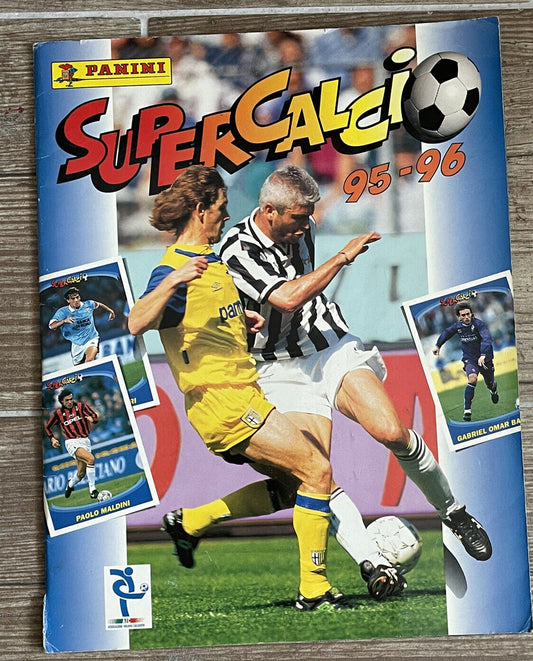 ALBUM FIGURINE 1995-1996 CALCIATORI PANINI SUPERCALCIO -28 MANCANTI