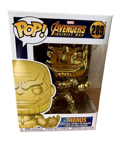 FUNKO POP! THANOS 289 GOLD AVENGERS NUOVO E SIGILLATO