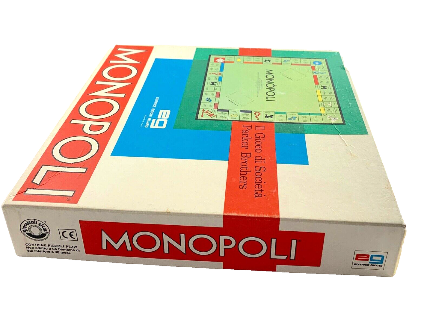 MONOPOLI IN LIRE GIOCO IN SCATOLA EG GIOCHI COMPLETO OTTIMO 1985 VINTAGE