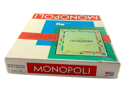 MONOPOLI IN LIRE GIOCO IN SCATOLA EG GIOCHI COMPLETO OTTIMO 1985 VINTAGE