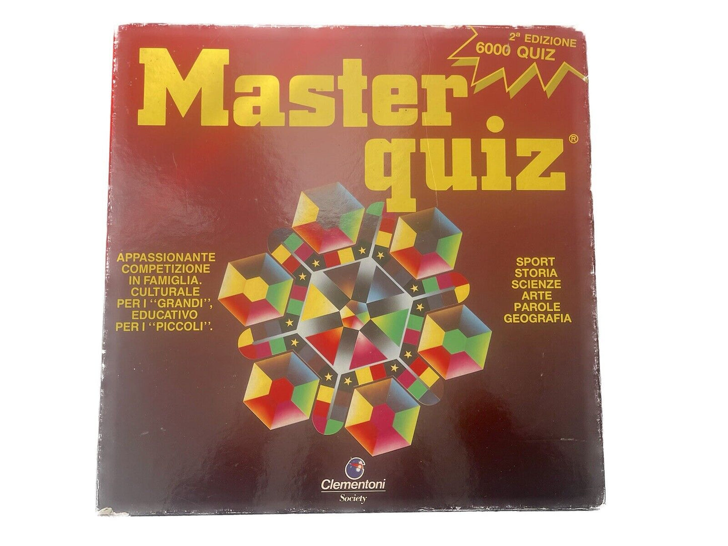 MASTER QUIZ GIOCO IN SCATOLA CLEMENTONI COMPLETO VINTAGE 1983