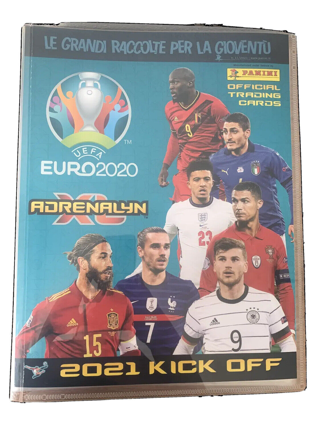 ADRENALYN PANINI EURO 2020 KICK OFF 2021 LOTTO INTERO TUTTE DIVERSE SPECIAL