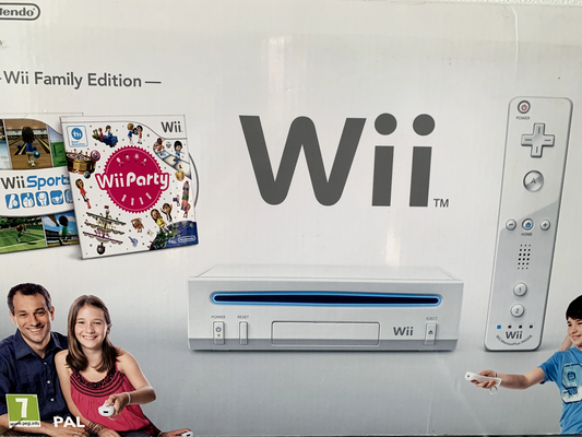 WII NINTENDO FAMILY EDITION COMPLETA CON TELECOMANDO NUNCHUCK WII SPORTS&RESORTS