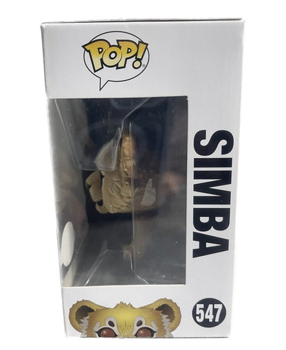 FUNKO POP! SIMBA #547 THE LION KING FLOCKED SPECIAL EDITION NUOVO SIGILLATO