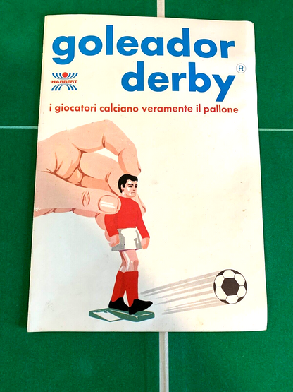 GOLEADOR DERBY GIOCO CALCETTO HARBERT ANNI 70 CALCIO