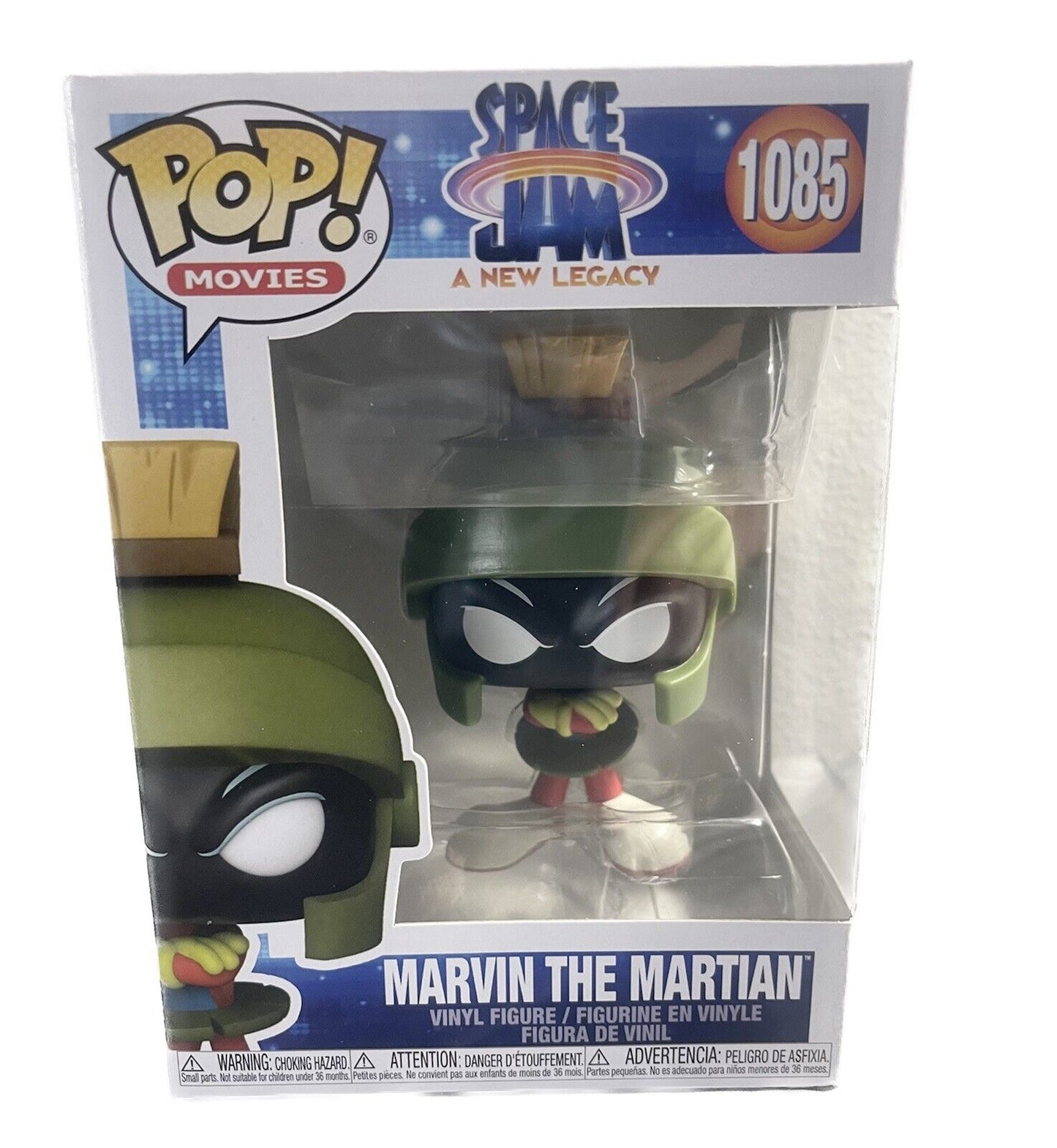 FUNKO POP! MARVIN THE MARTIAN #1085 SPACE JAM A NEW LEGACY NUOVO SIGILLATO