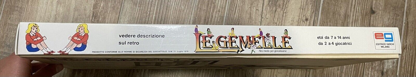 LE GEMELLE GIOCO IN SCATOLA EDITRICE GIOCHI MILANO 1983 VINTAGE