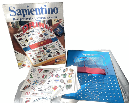 SAPIENTINO GIOCO IN SCATOLA CLEM TOYS CLEMENTONI VINTAGE ANNI 90