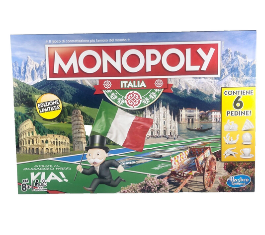 MONOPOLY ITALIA GIOCO IN SCATOLA LIMITED EDITION PARKER OTTIMO COMPLETO