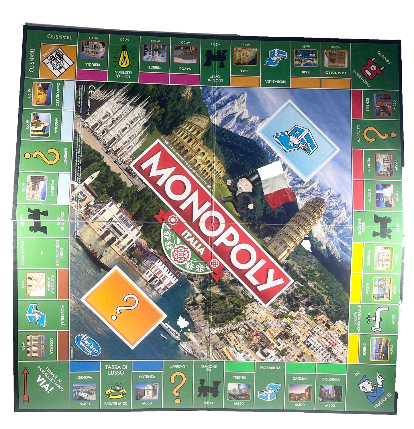 MONOPOLY ITALIA GIOCO IN SCATOLA LIMITED EDITION PARKER OTTIMO COMPLETO