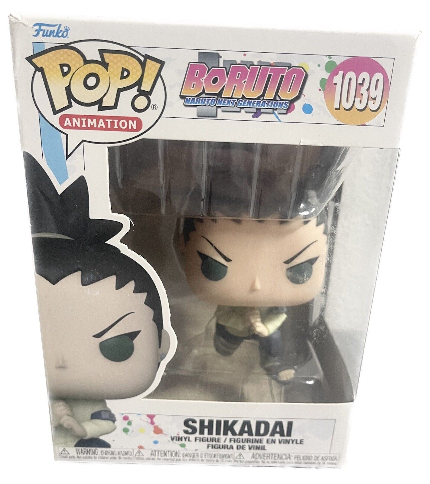 FUNKO POP! SHIKADAI BORUTO NARUTO NEXT GENERATIONS 1039 NUOVO SIGILLATO