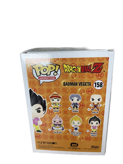 FUNKO POP! DRAGON BALL Z #158 BADMAN VEGETA NUOVO SIGILLATO