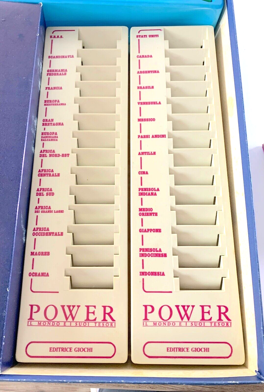 POWER IL MONDO E I SUOI TESORI GIOCO IN SCATOLA EG GIOCHI 1982 VINTAGE COMPLETO