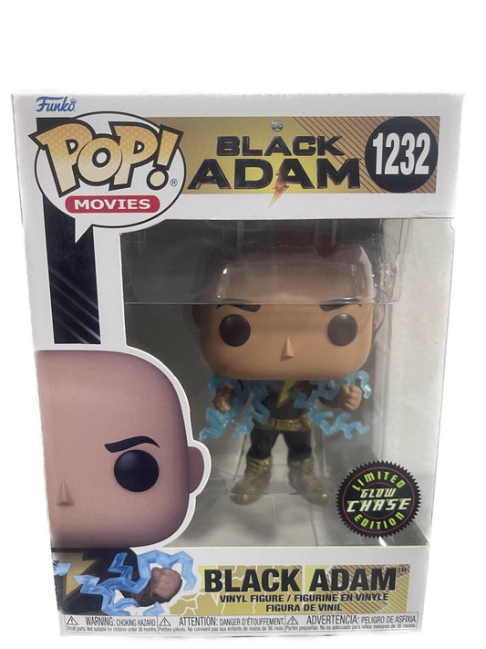 FUNKO POP! BLACK ADAM BLACK ADAM 1232 NUOVO SIGILLATO GLOW CHASE