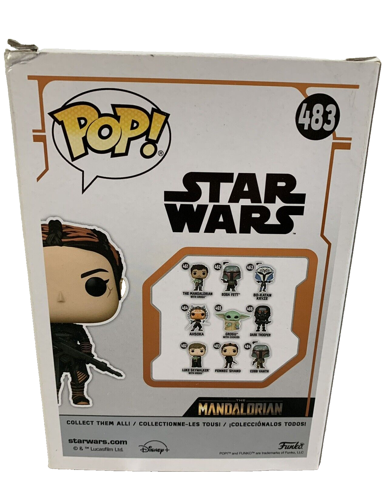 FUNKO POP! FENNEC SHAND STAR WARS 483 NUOVO SIGILLATO