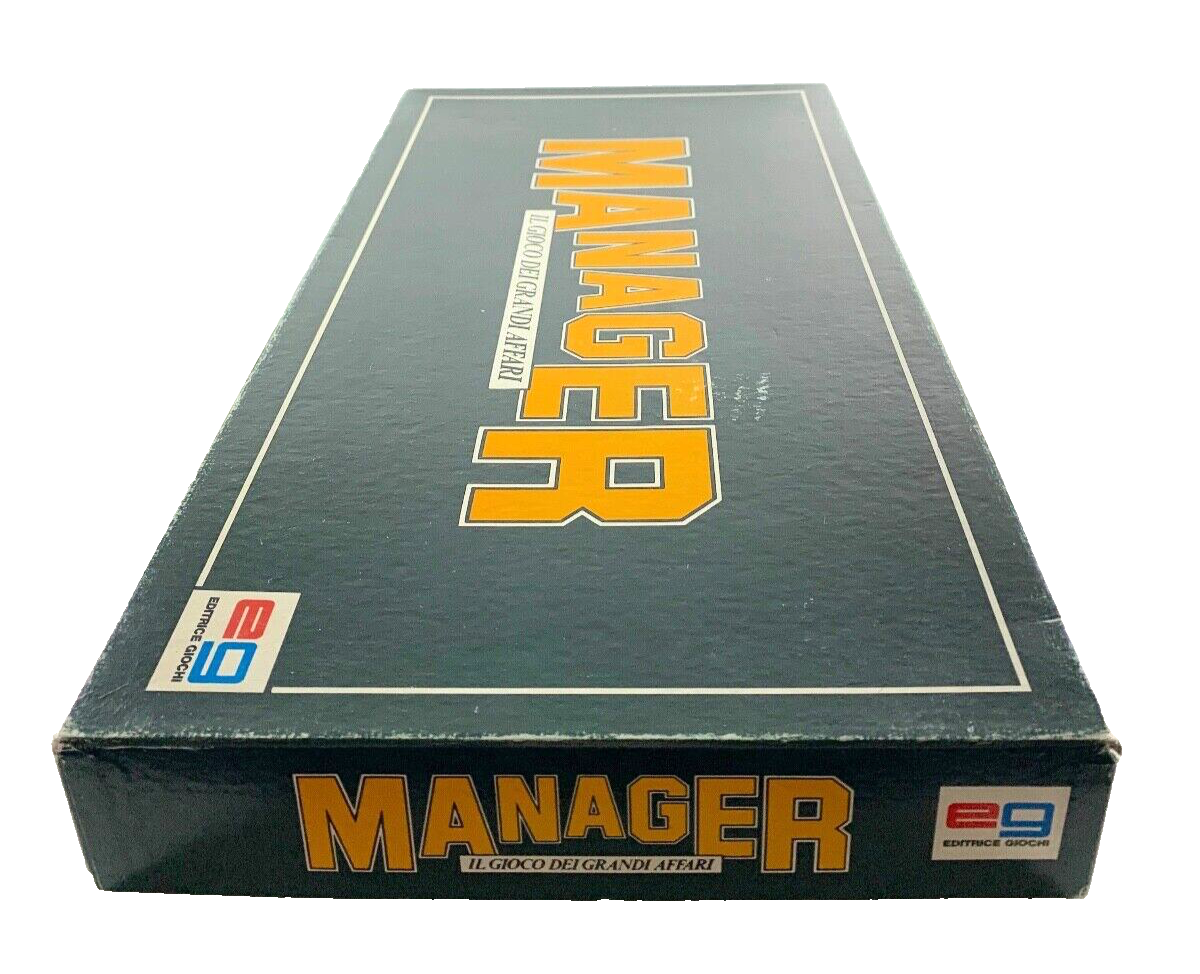 MANAGER GIOCO IN SCATOLA EG EDITRICE GIOCHI OTTIMO 100% COMPLETO 1980 VINTAGE