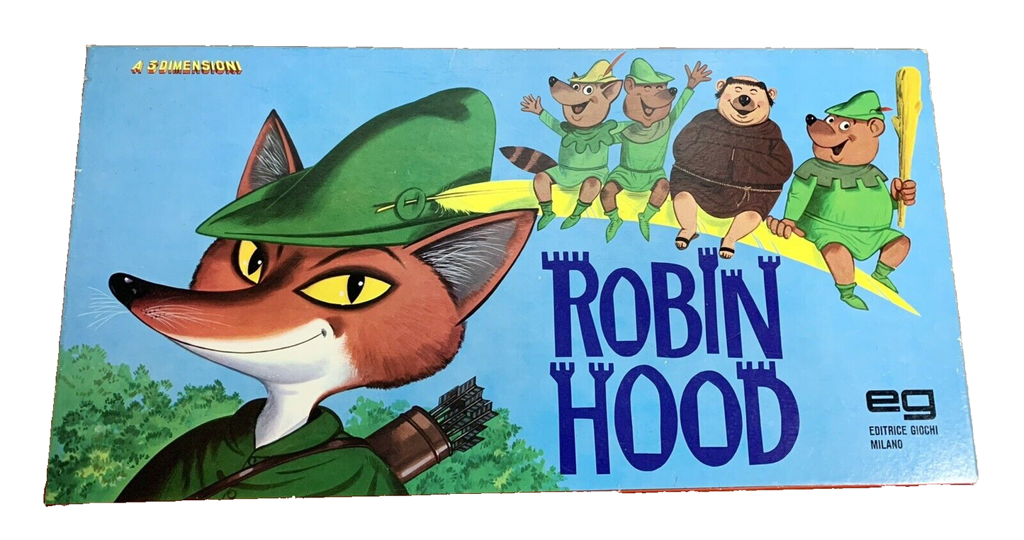 ROBIN HOOD GIOCO IN SCATOLA EDITRICE GIOCHI 1973 VINTAGE