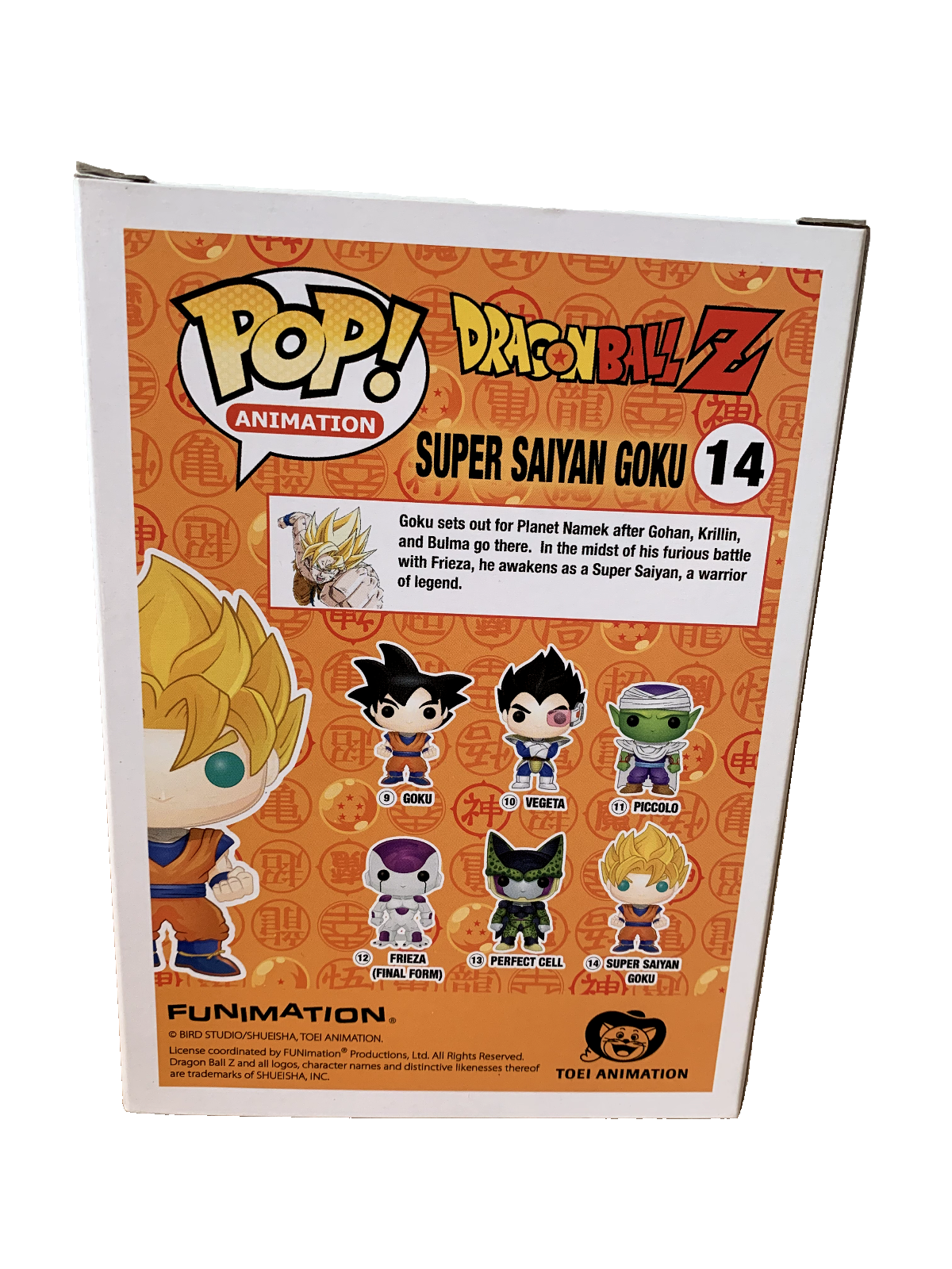 FUNKO POP! SUPER SAYAN GOKU 14 DRAGON BALL Z NUOVO E SIGILLATO