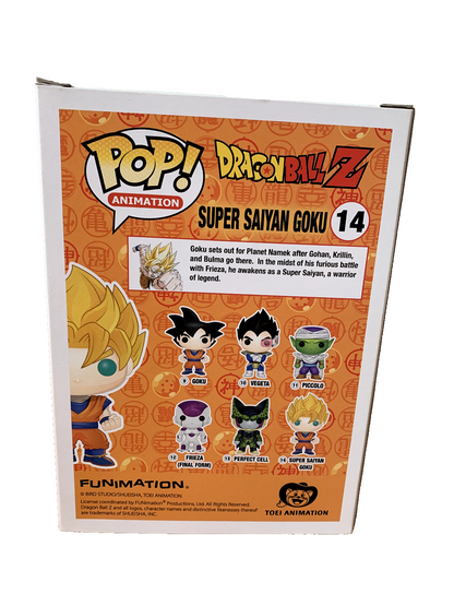 FUNKO POP! SUPER SAYAN GOKU 14 DRAGON BALL Z NUOVO E SIGILLATO