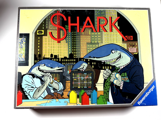 SHARK GIOCO IN SCATOLA RAVENSBURGER 1991 COMPLETO OTTIMO