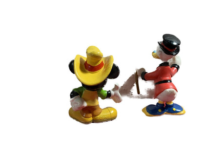 PERSONAGGI DISNEY TOPOLINO ZIO PAPERONE - FIGURES MICKEY MOUSE/SCROOGE MCDUCK